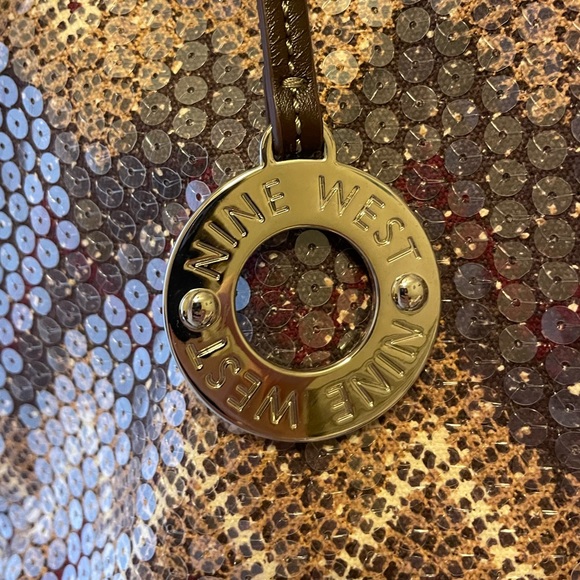 NINE WEST BNWOT. Gorgeous & Glam Sequin Tote or Diaper bag!! - Picture 2 of 9